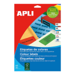 Univerzální etikety APLI, 105 37 mm, zelené