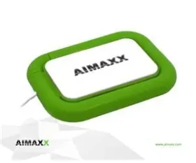 AIMAXX eNViXtra UHL 1 zelená / USB hub / 4x USB 2.0 / se skládací LED lampičkou (eNViXtra UHL1)