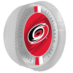 Mustang Puk Carolina Hurricanes NHL Crystal Ribbon