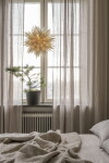 Watt & Veke Závěsná svítící hvězda Maja White 50 cm, bílá barva, papír