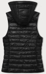 Černá prošívaná vesta s odepínací kapucí J Style (16M9151-392) odstíny černé 46