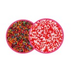 Cukrový máček SweetArt červený a bílý a Cars mix (2x90 g)