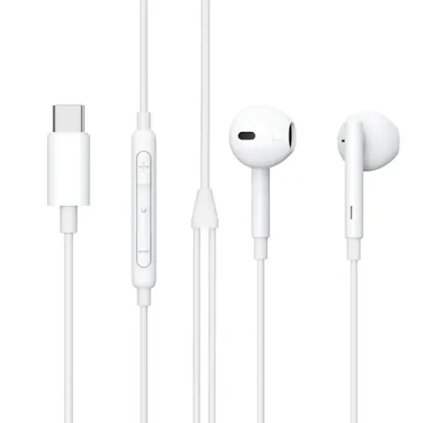 ESTUFF Earpod bílá / Sluchátka do uší / drátová / 1,2 m kabel / 32 ohm (ES652200)
