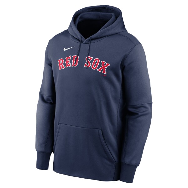 Nike Pánská mikina Boston Red Sox MLB Wordmark Therma Dri-FIT Hoodie Velikost: S