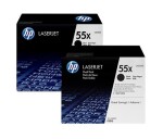 HP 55X Black 2-pack LJ Toner Cart, CE255XD (12,500 / 12,500 pages) EDF_692109