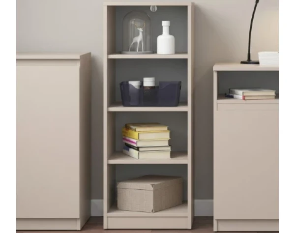 Polovysoký regál Carlos, béžový kašmír, šířka 40 cm