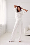 Halenka BLU0178 smetanově bílá - Roco Fashion 36