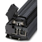 Phoenix Contact ST 4-HESILA 250 (6,3X32) 3038778 jisticí řadová svorka Pólů: 2 0.08 mm² 4 mm² černá 50 ks