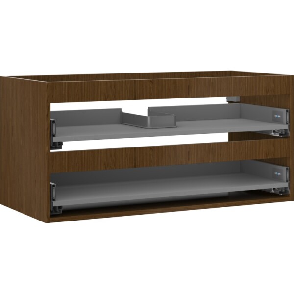 MEXEN - Box-A skříňka pro umyvadlo 100, 2 zásuvky, ořech 91AX0-1000-470-2-86