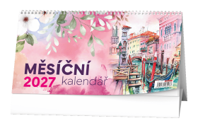 Stolní kalendář 2027 Baloušek měsíční