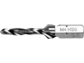 YATO Vrták se závitníkem M4 HEX / Vrták se závitníkem / M4 / HEX stopka
