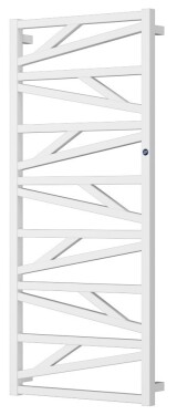 Instalprojekt - Koupelnový radiátor TRICK bílá barva - Barva - Bílá, Doporučená topná tyč (W) - 900, Rozměr A - 55, Rozměr C - 185, Skutečný rozměr radiátoru (v mm) - 530 x 1847 mm, Typ připojení - Středové 50 mm RADTRK501835SP