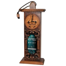 Nestville Whisky Dřevěné hodiny 40% 0.7l (8586016600202)