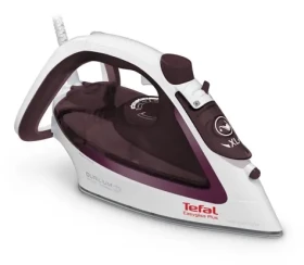 Tefal Easygliss Plus FV 5714 bílo-bordeaux / Napařovací žehlička / 2400 W / 270 ml / 45 g/min / Durilium (FV 5714)