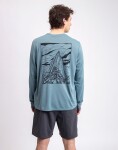 Tričko Patagonia M's L/S Capilene® Cool Daily Shirt - Cloud Crag Blue Sage - Light Blue Sage X-Dye