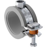 Schneider Electric ENN47963 trubková objímka Mureva FIX, kabely instacable f s Ø40-63 mm, s konektorem Murafix, šedá VPE