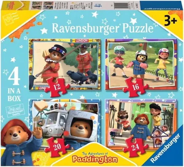 RAVENSBURGER Puzzle Paddington 4v1