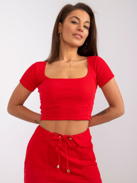 Dámské tričko TOP RV TS 7538.12P Červená - Rue Paris červená M-38