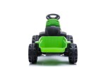 Mamido Dětský elektrický traktor s vlečkou zelený
