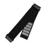 FIXED Nylonový řemínek Nylon Sporty Strap pro Garmin QuickFit 22mm černý (FIXNST2-QF22MM-BK)