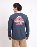 Tričko Patagonia M's L/S Great Waves Responsibili-Tee® Summit Blue