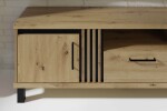 Šatní skříň Nadia ND1 Barva korpusu: Dub artisan / černá