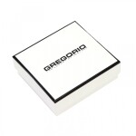 Luxusní dámská kožená mini peněženka Gregorio Garid, šedo-oranžová