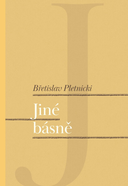 Jiné básně - Břetislav Pletnicki