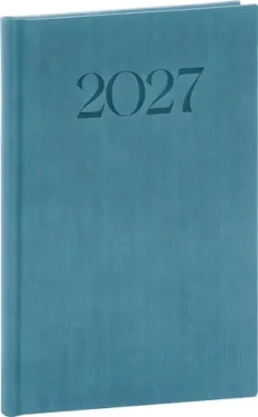 NOTIQUE Biella 2027 modrý / Týdenní diář / 15 × 21 cm