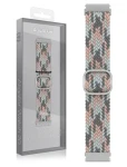 Aligator Řemínek textilní 20mm / růžovo-šedý (20AW0017)