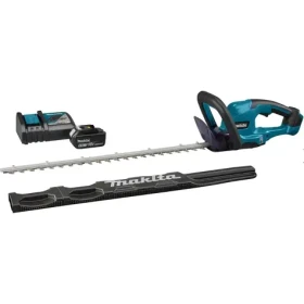 Makita Aku nůžky na živý plot 600 mm / Aku nůžky na živý plot / 18V Li-ion / 1x 5,0 Ah aku / s nabíječkou (DUH607RT)