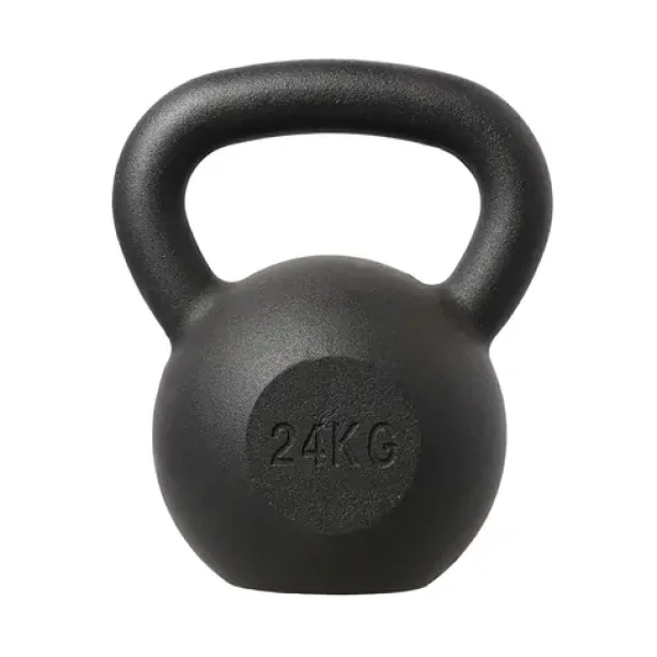 HMS KZG24 Litinový kettlebell 24 kg černý (5907695517835)