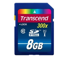 TRANSCEND SDHC karta 8GB Premium, Class 10 UHS-I, 300X EDF_325029