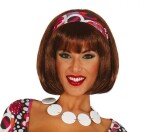 Ptakoviny.cz Paruka mikádo s ofinou hnědá