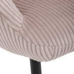 Relaxační křeslo, růžová, manšestrová látka, AK-L7285 PINK6