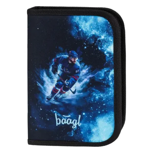 BAAGL Školní penál jednopatrový Hokej (A-35449)