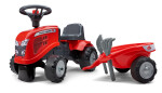 Odstrkovadlo traktor Massey Ferguson červené s volantem a va - Alltoys Falk