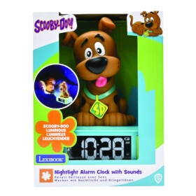Lexibook budík Scooby Doo se svítící figurkou