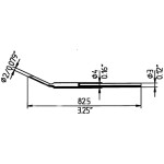 Weller RTP 020 G MS pájecí hrot uložení pájecího hrotu, gull wings Velikost hrotů 2 mm Délka hrotů 15.9 mm Obsah 1 ks