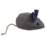 Magic Cat Hračka - Natural Fun myš s šantou kočičí šedá 8cm (453-22101)