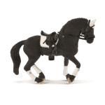 Schleich Horse Club 42457 Hřebec fríského koně - jezdecký turnaj