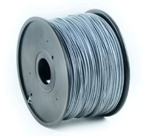 Gembird 3DP-ABS1.75-01-S Filament ABS stříbrná / struna pro 3D tiskárnu / ABS / 1.75mm / 1kg (3DP-ABS1.75-01-S)