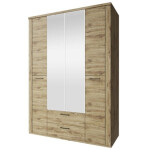 ARTEN (NANO Systems s.r.o.) Skříň se zrcadlem DOORSET-4D2S (Dub navarra)