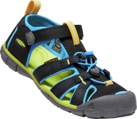 Dětské sandály Keen Seacamp II CNX YOUTH black/brilliant blue Velikost: