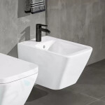 VILLEROY & BOCH - Finion Závěsný bidet s přepadem, 375x560 mm, s CeramicPlus, alpská bílá 446500R1