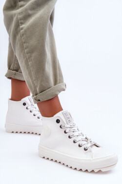 Dámské Tenisky Big Star Vysoké Zateplené Bílé GG274108 38