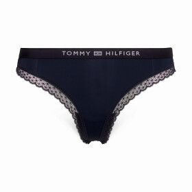 Dámská tanga Tonal Logo Lace UW0UW04184-DW5 - Tommy Hilfiger S