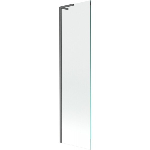 MEXEN/S - Next L vanová zástěna FIX 50 x 150, transparent, grafit kartáčovaná 895-050-000-03-00-66