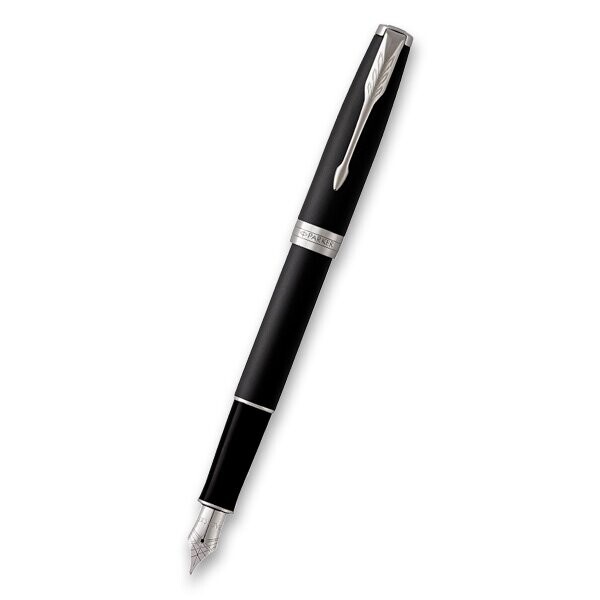 Parker Sonnet Matte Black CT - plnící pero, hrot F