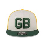 New Era Pánská kšiltovka Green Bay Packers NFL Historic 2023 Sideline 9FIFTY Snapback